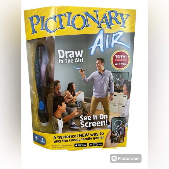 Pictionary Air Mattel Games GGC71 Classic Family Fun Board Game With a Twist NWT - Picture 1 of 5